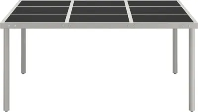 Produktbild von vidaXL Garten-Esstisch 170x170x74,5 cm Glas und Stahl