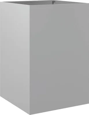 Produktbild von vidaXL Pflanzkübel Silbern 52x48x75 cm Verzinkter Stahl