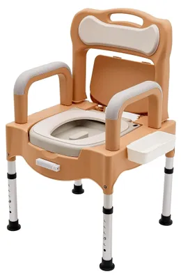 Produktbild von Höhenverstellbarer Toilettenstuhl mit einer Belastbarkeit von 250 kg und einem Höhenbereich von 41,5-54 cm