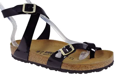 Produktbild von Birkenstock Yara Schwarz Lack Birko-Flor-Lack Normal