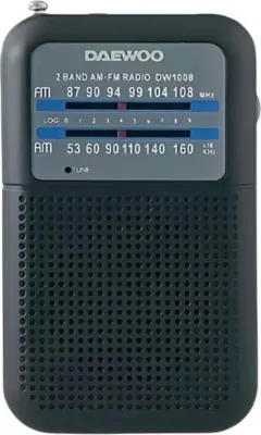 Obrázok produktu pre Prenosné rádio Daewoo DW1008/ Black