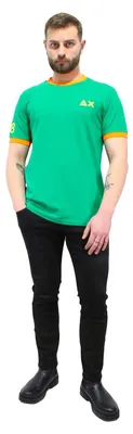 Produktbild von Herren T-Shirt mit Rundhalsausschnitt in Grasgrün
