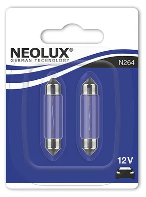 Produktbild von Neolux C10W 3200K 10 W 12V Blister X2 Stück