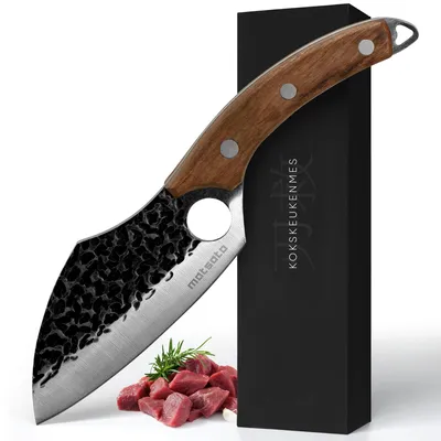 Productafbeelding van Koksmes 16 cm, Japans RVS met Gehamerd Lemmet