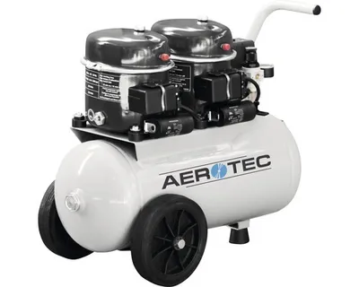 Produktbild von Aerotec Druckluft-Airbrushkompressor Silent TWINPAINT 100/24 24 l 8 bar