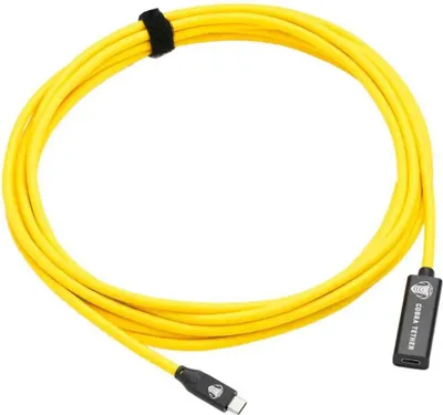 Obrázek produktu pro Cobra Tether USB-C prodlužovací kabel 5 m žlutý  Žlutý Jedna velikost