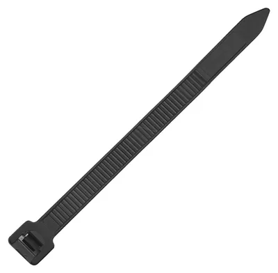 Obrázek produktu pro 100 kusů robustních nylonových kabelových sponek s pevností v tahu, samosvorný drát pro potrubí, 3 x 100 mm / 0,1 x 3,9 palce, černé