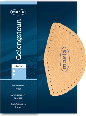 Produktbild von Marla Geleng Support - Hohlraumstützsohle aus Leder - Größe 35/37