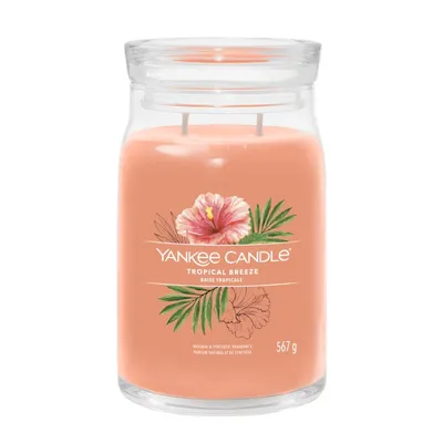 Image de Yankee Candle - Tropical Breeze Signature Candle ( tropický vánek ) - Vonná svíčka 567.0g