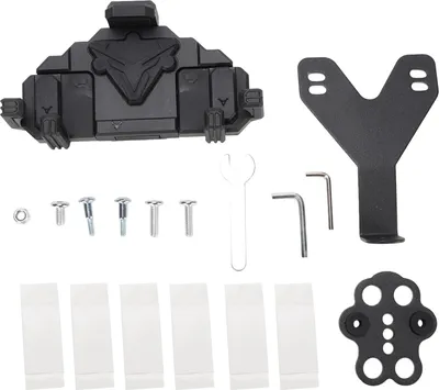 Produktbild von Scooter Phone Mount Halter einstellbarer Stoßdämpfungszentrum für 4,7 bis 7,1 Zoll F B C E M N Serie Schwarz
