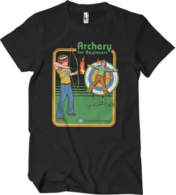 Produktbild von Archery For Beginners T-Shirt - Medium - Black