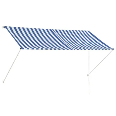 Zdjęcie produktu dla Markiza Zwijana, 250 X 150 Cm, Niebiesko-Biała Lumarko!