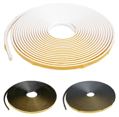 Produktbild von HEXIMO Flexible Zierleiste selbstklebend PVC Kantenschutz Fugenband Kunststoff Dekoration