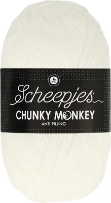 Produktbild von Scheepjes Chunky Monkey 100g 1001 White