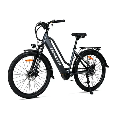 Immagine prodotto di TX2 Bici elettrica urbana, 65 Nm, 48V 16Ah, 26 pollici, freni a disco meccanici, Shimano 7, telaio basso