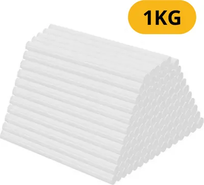 Produktbild von SEVICO Klebesticks Heißklebesticks Heißkleber Heißklebepistole Sticks Klebestifte Semi-transparent 11mm x 190mm - 1kg DIY F241