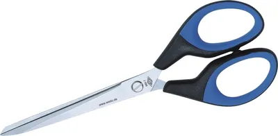 Produktbild von Schere Softcut 18,0 cm schwarz/blau Packung mit 10 Stück