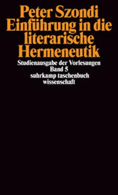 Obrázek produktu pro Einführung in die literarische Hermeneutik