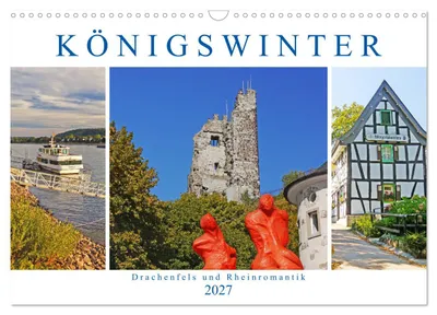 Produktbild von Königswinter. Drachenfels und Rheinromantik (Wandkalender 2027 DIN A3 quer), CALVENDO Monatskalender