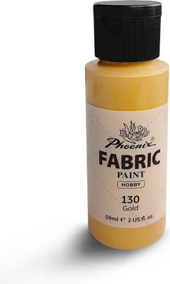 Produktbild von Stofffarbe für helle und dunkle Textilien Phoenix 59 ml Gold 130