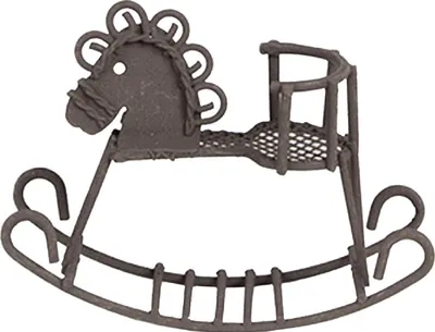 Obrázok produktu pre Dekoratívne koníka na húpanie, kov, 9x3x6 cm, hnedý, značka Clayre & Eef, model 6Y5523