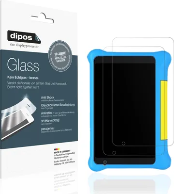 Produktbild von Schutzfolie für HotLight Kinder Tablet 7 Zoll matt - Anti-Shock 9H Folie dipos Glass Kunststoffglas