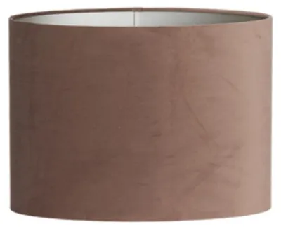Image de Light & Living - abat-jour - Velours - marron - textile - E27 - 3538774