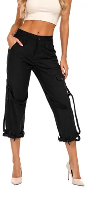 Produktbild von Diesel Damen Hose Caprihose Schwarz