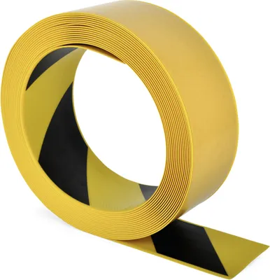 Produktbild von Bodenmarkierungsband WT-500 mit abgeschrägten Kanten, PVC, g/s, 75 mm x 10 m