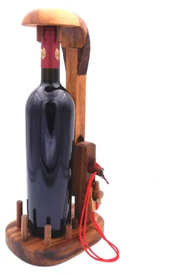 Produktbild von Bottle in a Jail - knifflige, kreative Geschenkverpackung für Weinflaschen