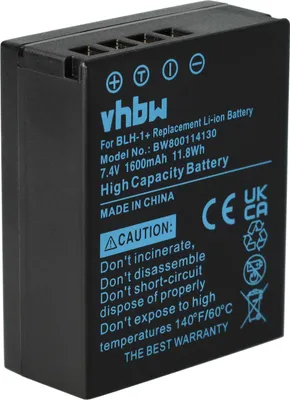 Produktbild von vhbw Akku kompatibel mit Olympus OM-D E-M1 Mark III Kamera (1600 mAh, 7,4 V, Li-Ion)