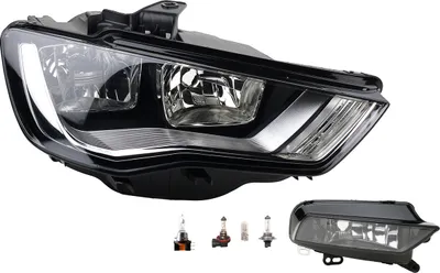 Obrázok produktu pre Johns, Halogénové svetlomety vhodné pre Audi A3 8V 04/12 - H7 H15 R + hmlovka+žiarovka 8V0941004 8V0941700C