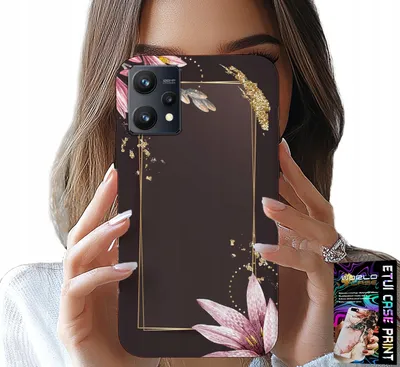 Obrázok produktu pre Puzdro pre telefón Realme 9 5G – Elegantné vzory s kvetinovým motívom