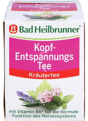 Zdjęcie produktu dla Bad Heilbrunner Head Relaxation Herbata w torebkach z filtrem 8 St