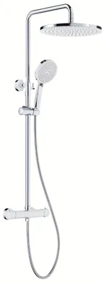 Immagine prodotto di Rubinetto termostatico - Miscelatore termostatico per doccia - Set doccia - Doccia a pioggia - Doccetta - Finitura cromata