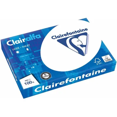 Produktbild von Clairefontaine Kopierpapier Clairalfa DIN A3 100 g/qm 500 Blatt