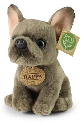 Image de Peluche bouledogue français 18 cm, respectueuse de l'environnement