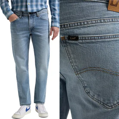 Produktbild von LEE, Herren Jeanshosen, Straight fit, DAREN ZIP FLY, W36 L32, Blau, Jeans, baggyjeans, buggy
