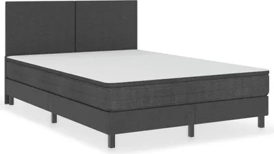 Immagine prodotto di Box spring letto in tessuto grigio scuro 180x200 cm