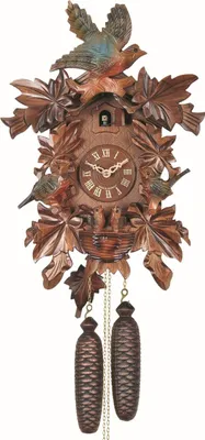 Produktbild von Engstler - 640/2_Q - Kuckucksuhr - Quarz - Nussbaum - 43 cm