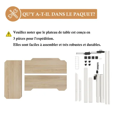 Image de Hilodesk 150cmLForm Bureau réglable en hauteur-Bureau avec réglage électrique de la hauteur Bureau d'écriture en coin, bureau d'ordinateur en L, chêne