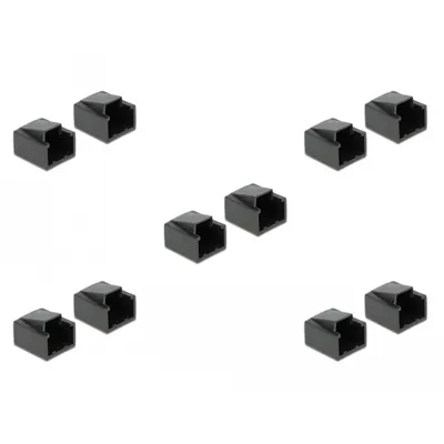Produktbild von DeLOCK 86470, RJ-45, Schwarz, Kunststoff, 14 mm, 14,2 mm, 12,4 mm