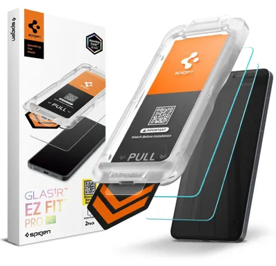 Produktbild von Spigen GLAS.tR EZ Fit Pro HD, Samsung, Galaxy S26, Kratzresistent, Transparent, 2 Stück(e)