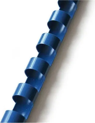 Immagine prodotto di GBC CombBind angoli per raccoglitori in plastica, DIN A4, 8 mm, blu