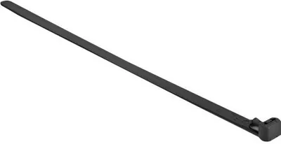Produktbild von Delock Kabelbinder wiederverwendbar hitzebeständig L 150 x B 7,5 mm 100 Stück schwarz