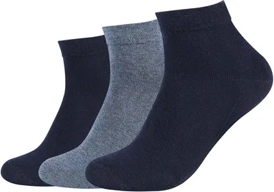Produktbild von Camano 3er Set Viertelsocken blau - 39 - 42 / Blau