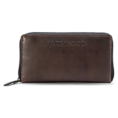 Produktbild von Farmhood Leder Geldbörse Nashville Wallet Dark Brown dunkelbraun