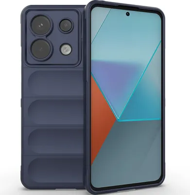 Produktbild von Handyhülle für Xiaomi Redmi Note 13 Pro 5G Weich TPU Silikon Stossfest Anti-rutsch Hülle Dunkelblau
