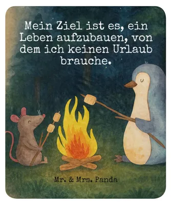Produktbild von Mr. & Mrs. Panda Sherpa Kuscheldecke Pinguin Lagerfeuer Design 130 x 155 cm - Weiß - Geschenk, Schmusedecke, Maus, Job, Motivation, Feuer, Heimdecke, Plaid, Liebe, Arbeit