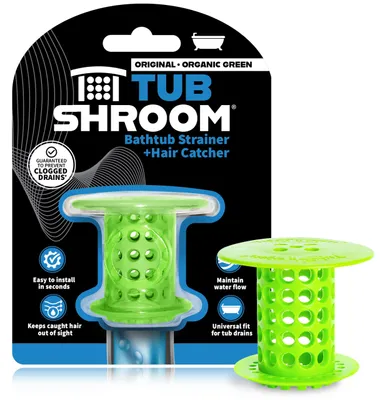 Produktbild von Tubshroom Wannenablauf-Haarfänger Waschbecken, Silikon, Grün